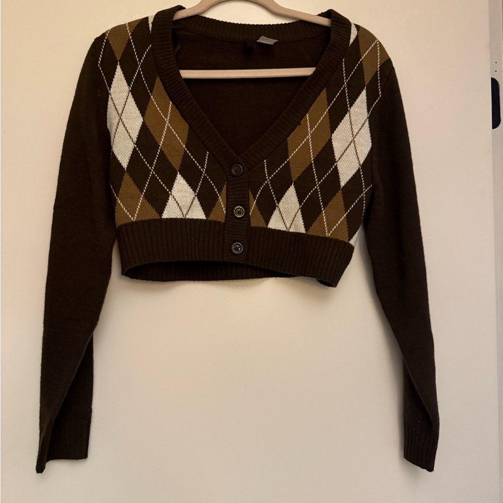 H&M Dark Brown Knit Sweater